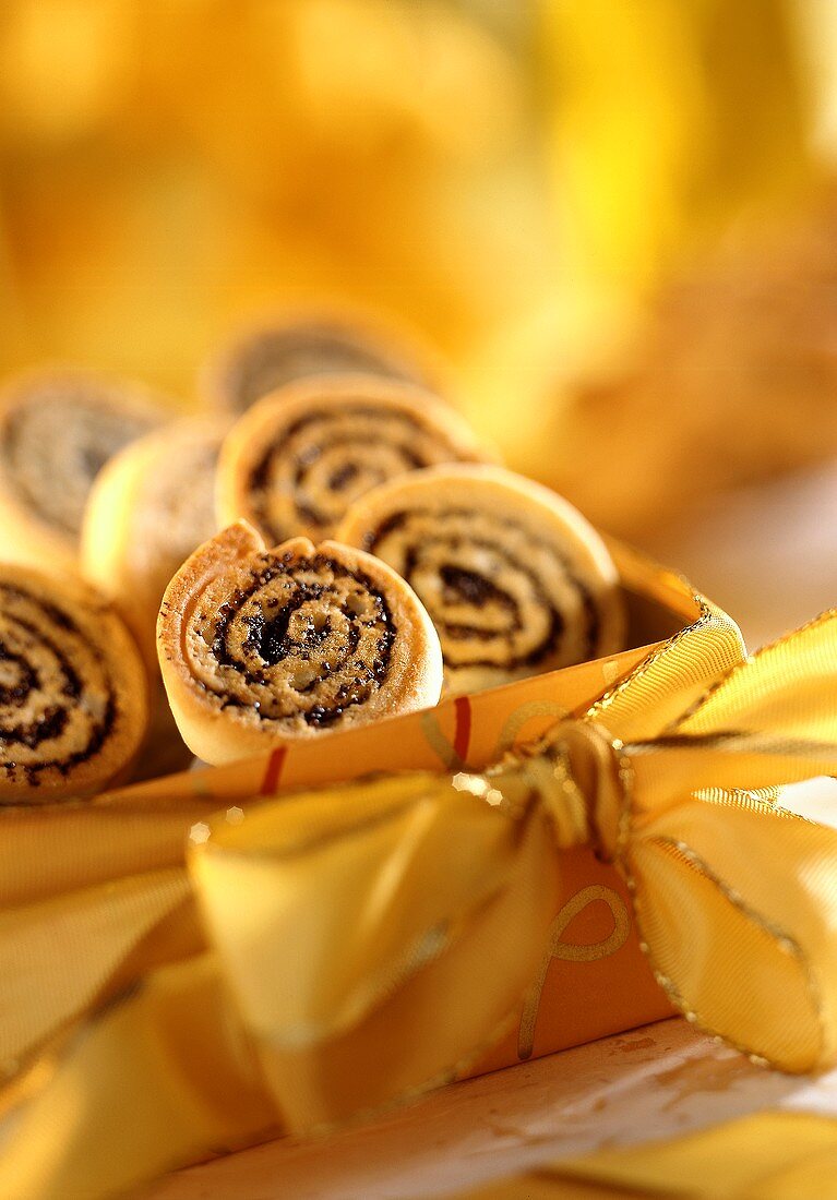 Poppy seed snails in gift packing