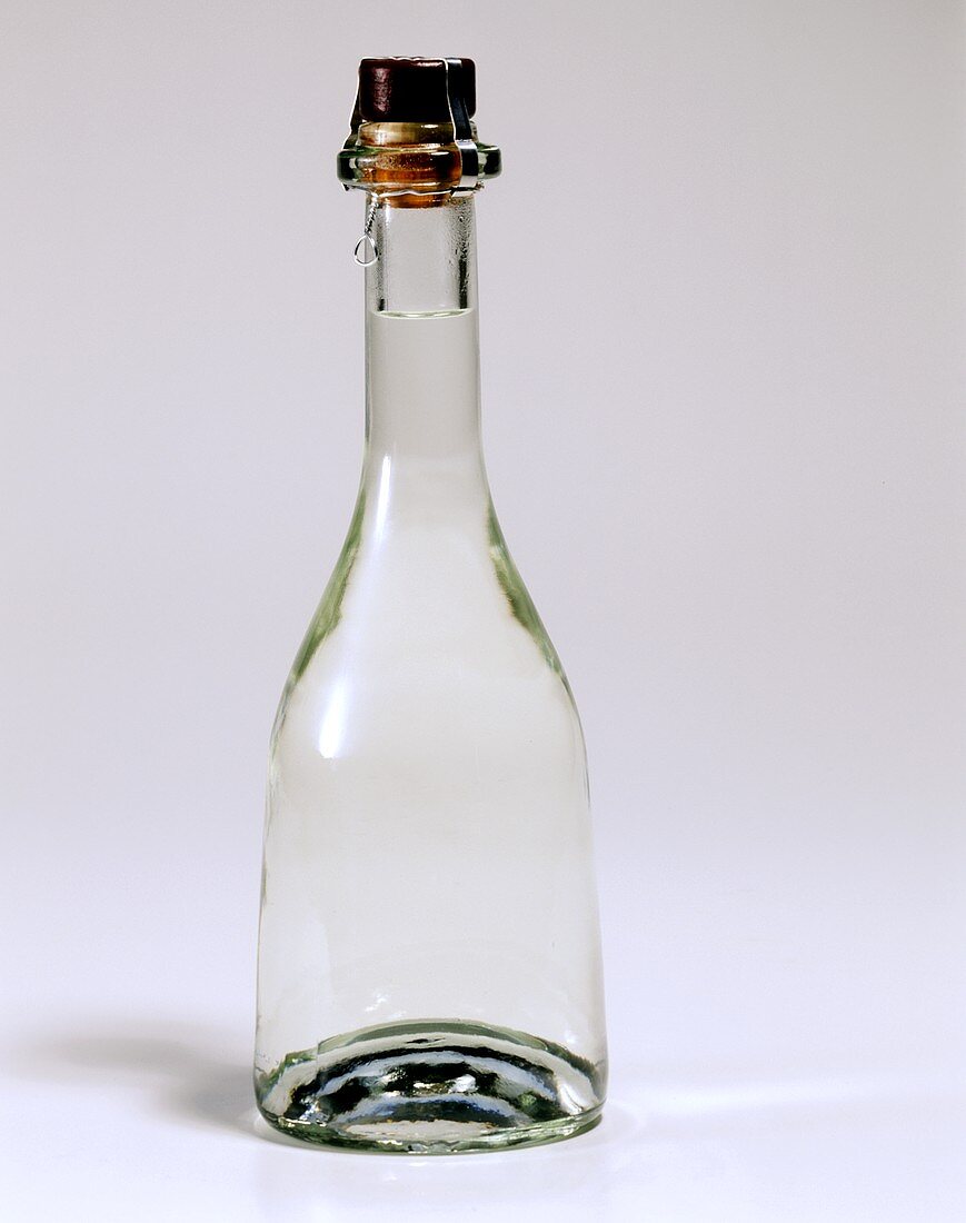 A bottle of rose hip schnapps