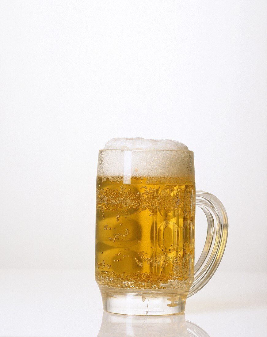 A tankard of alcohol-free beer