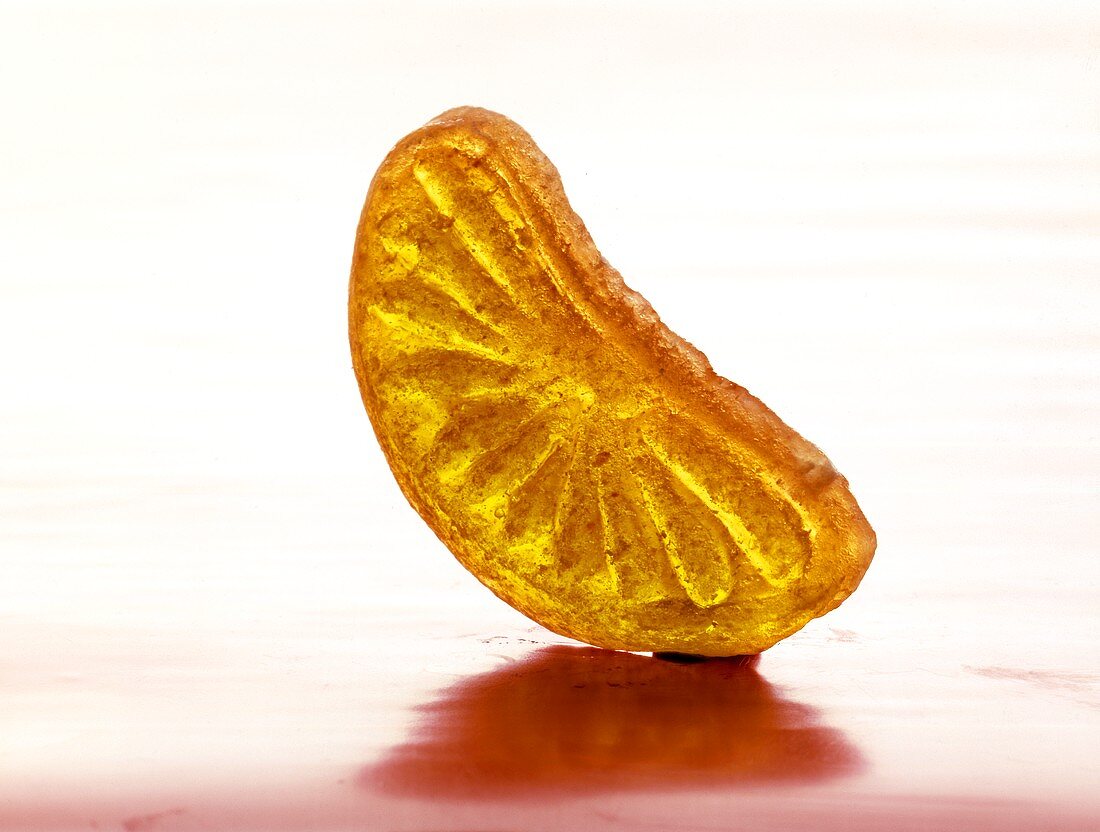 Ein Apfelsinenbonbon