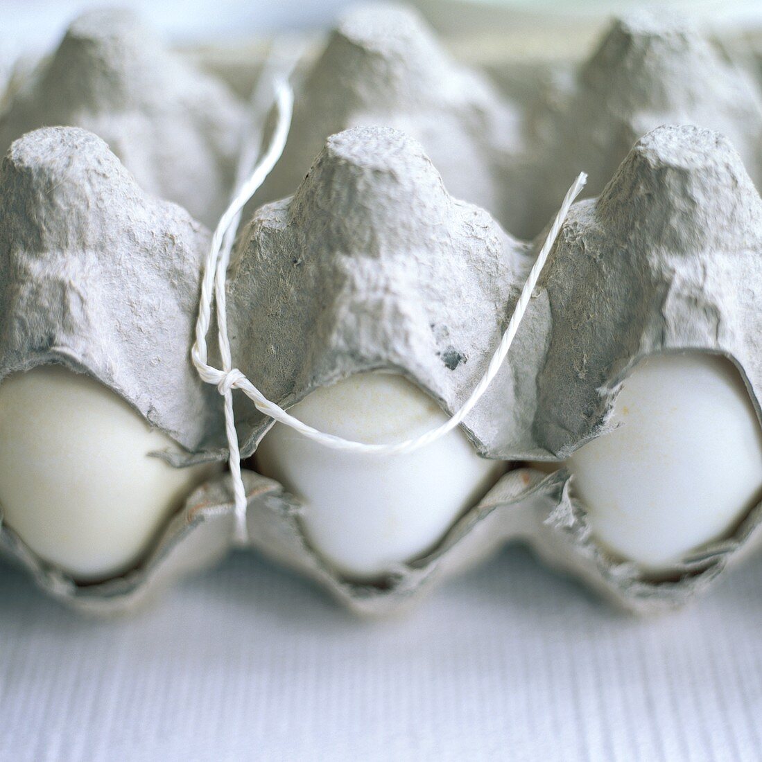 White Eggs in Carton
