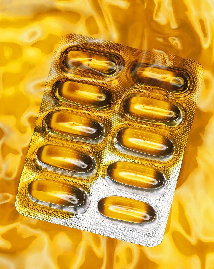 Wheatgerm oil capsules