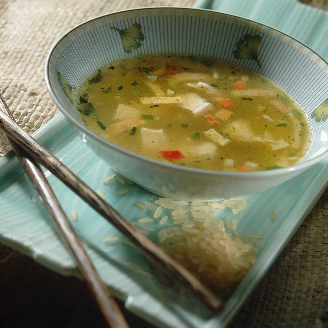Tofu-Reis-Suppe