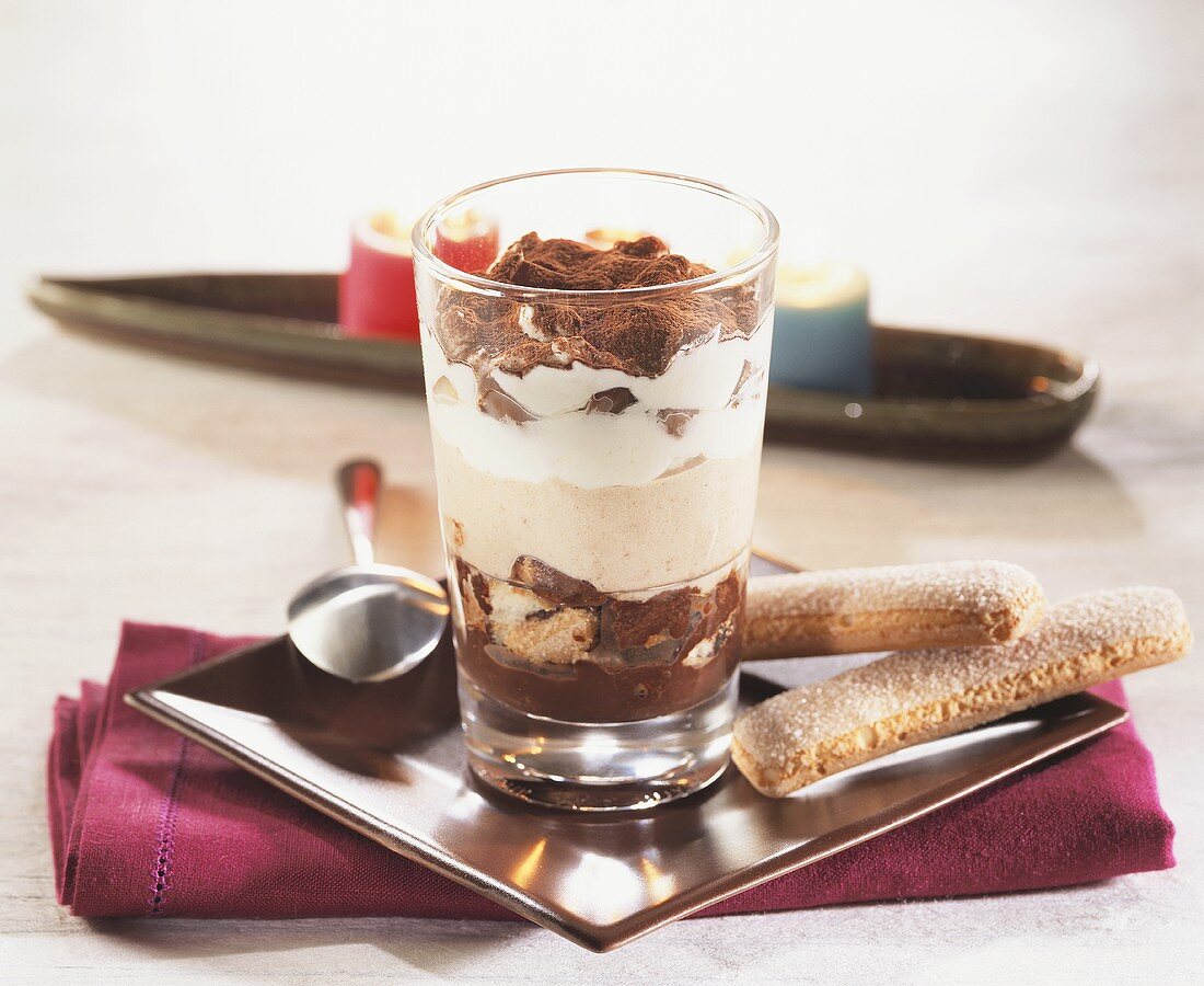 Tiramisu with candied chestnuts