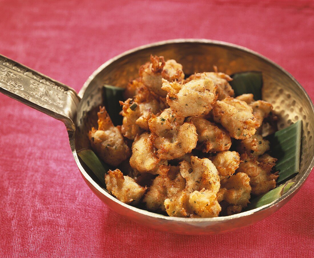 Deep-fried stockfish in small bowl (Antilles)