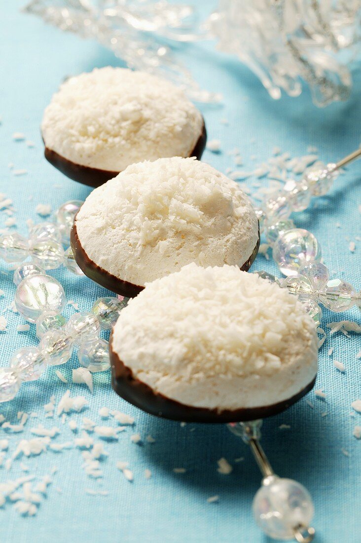Coconut macaroons for Christmas