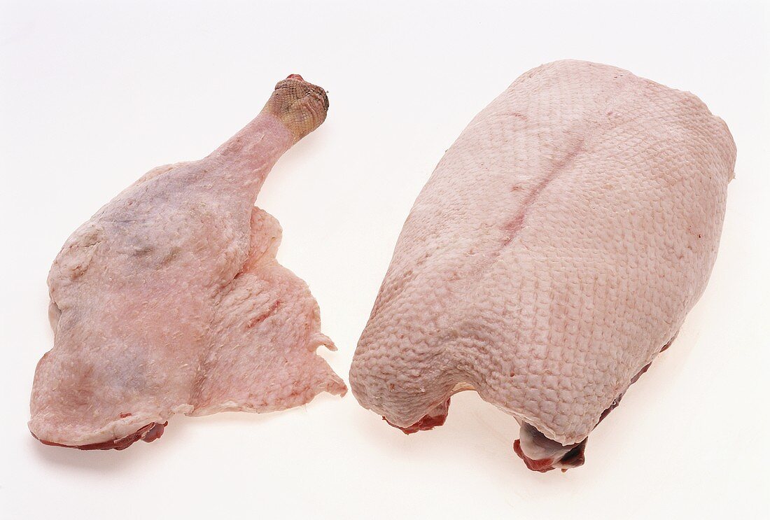 Goose leg and breast