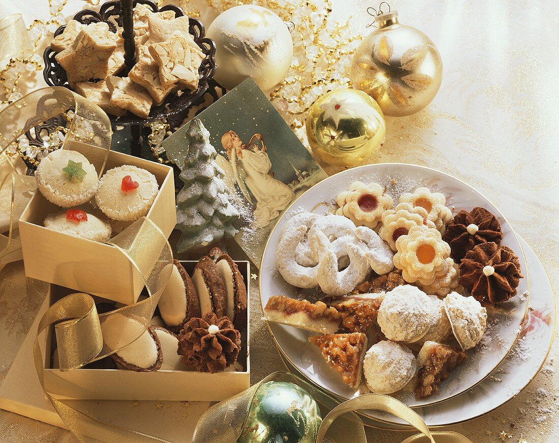 Assorted Christmas biscuits