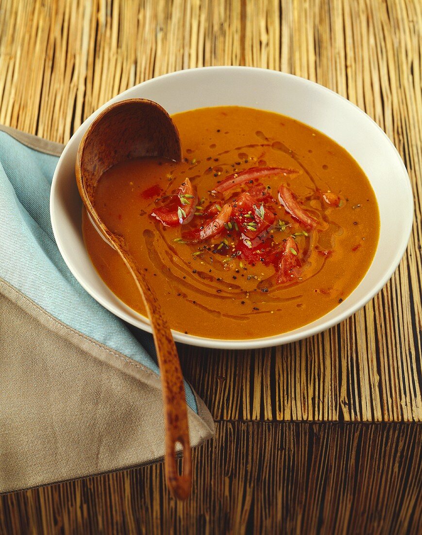 Fisch-Tomaten-Suppe auf provenzalische Art