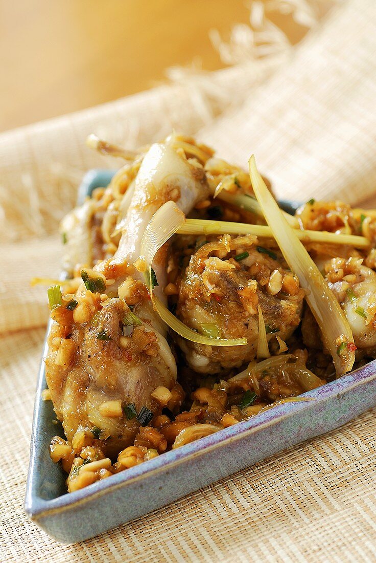 Lime chicken with peanuts