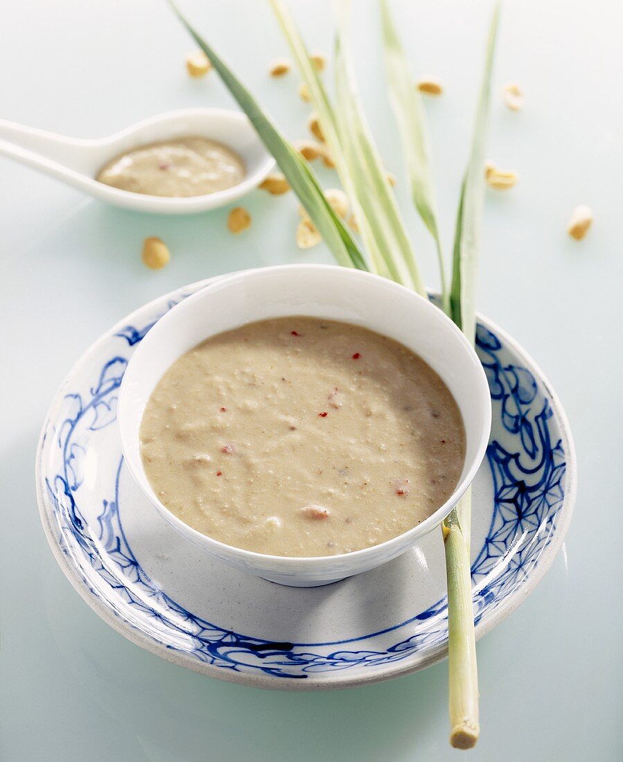 Peanut sauce with lemon grass (Asia)