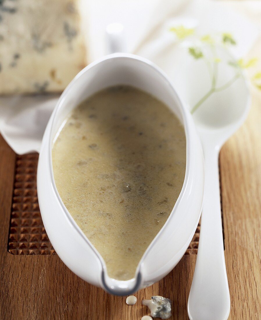 Gorgonzola sauce in sauce-boat