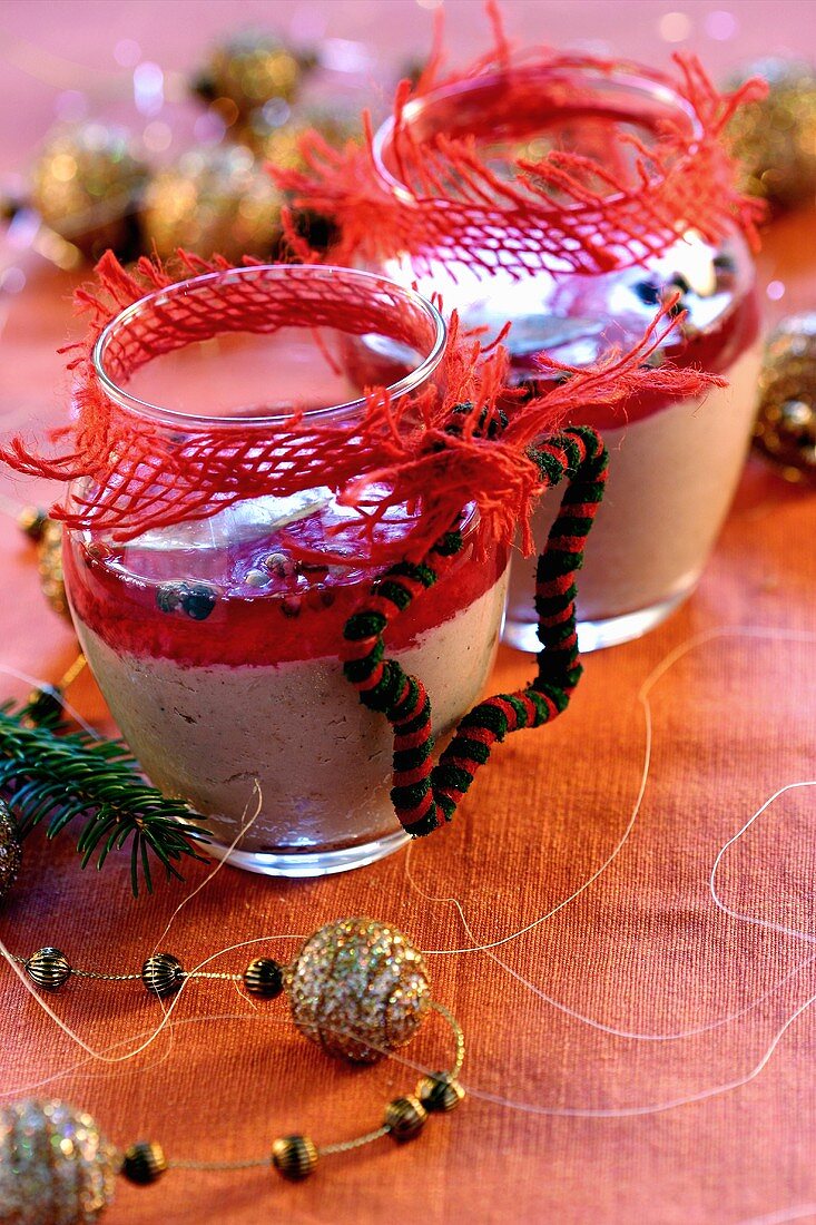 Fleischpastete mit Marmelade (weihnachtlich) zum Verschenken