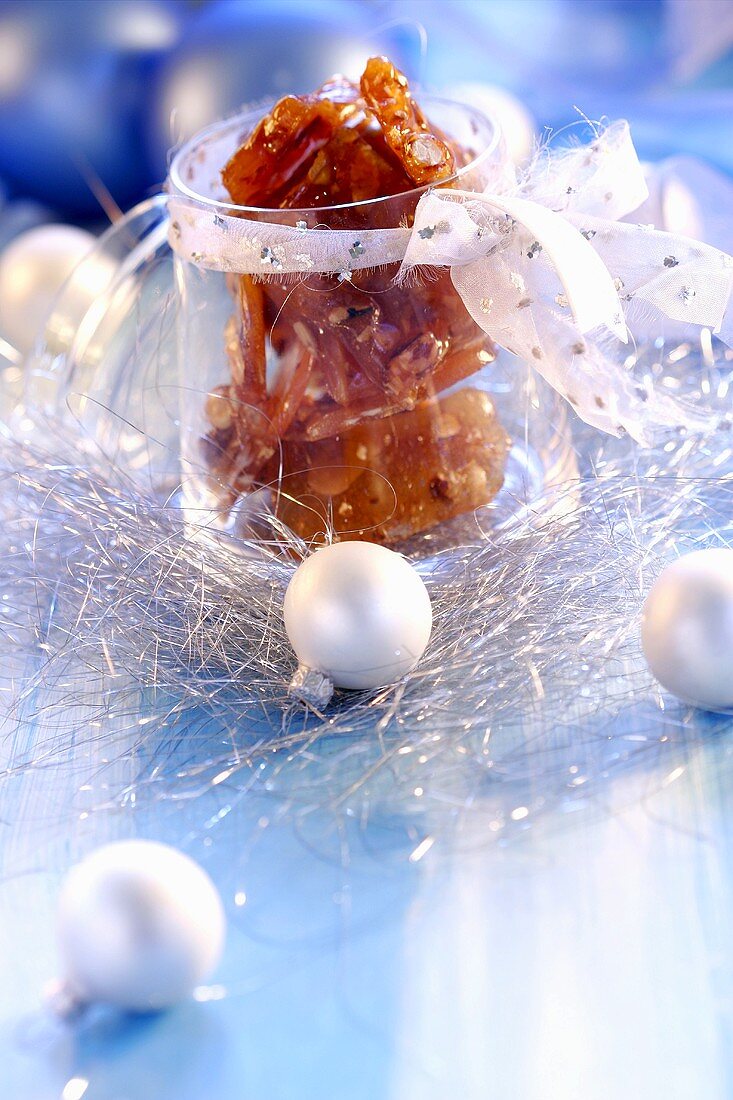 Karamellisierte Nüsse zu Weihnachten