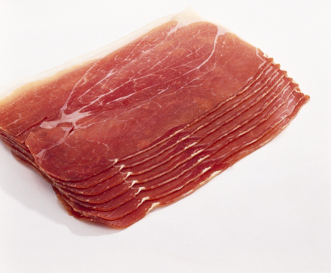 Raw ham, air dried (from Germany)
