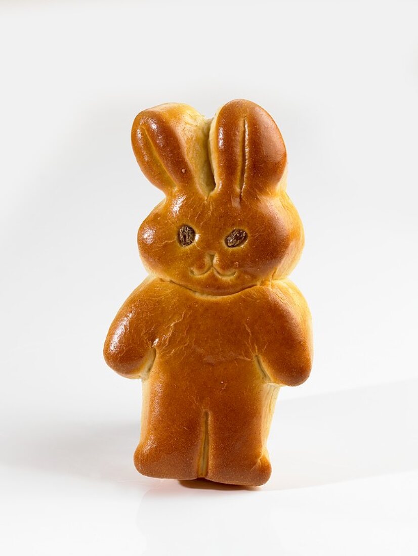 Baked Easter Bunny (yeast dough)