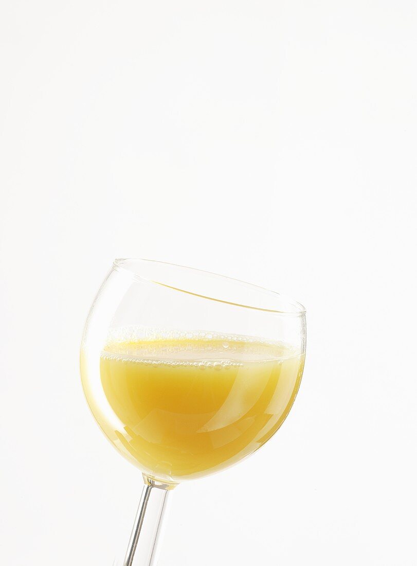 Glass of orange juice