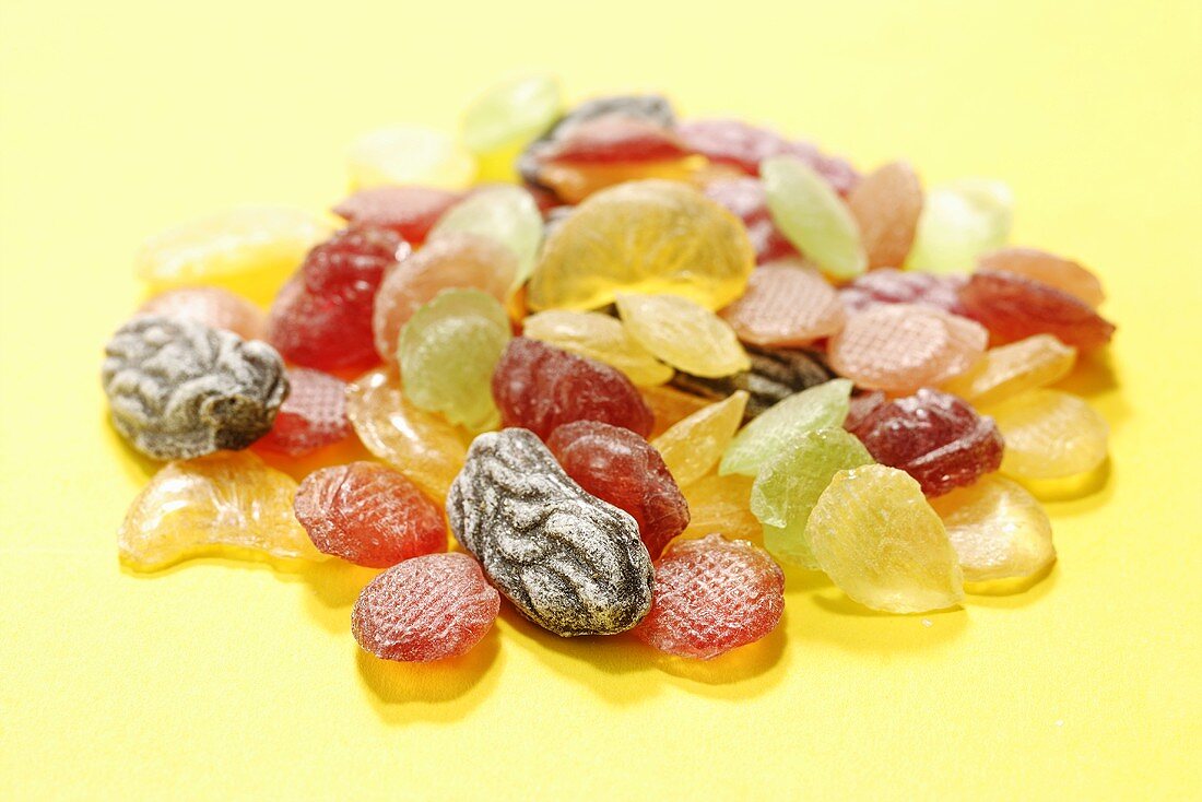 Assorted fruit sweets