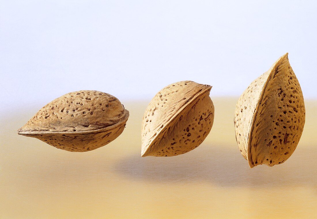 Three almonds