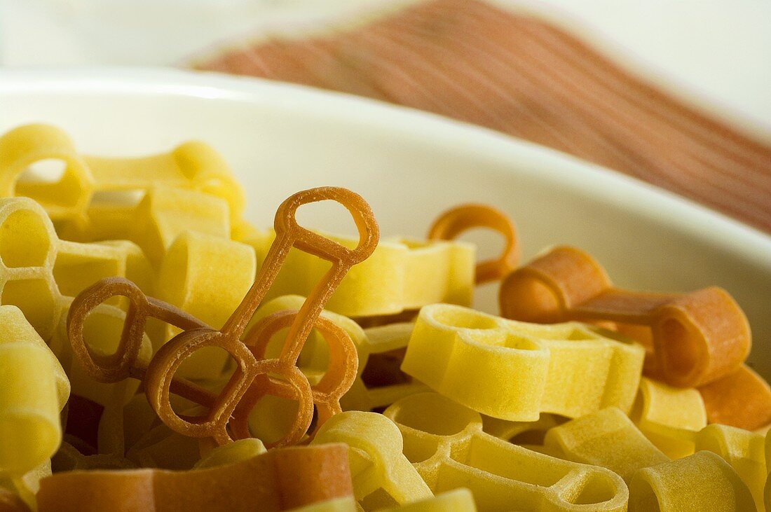 Pasta in white dish