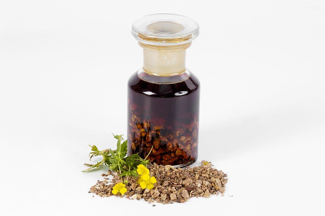 Tormentil tincture with ingredients