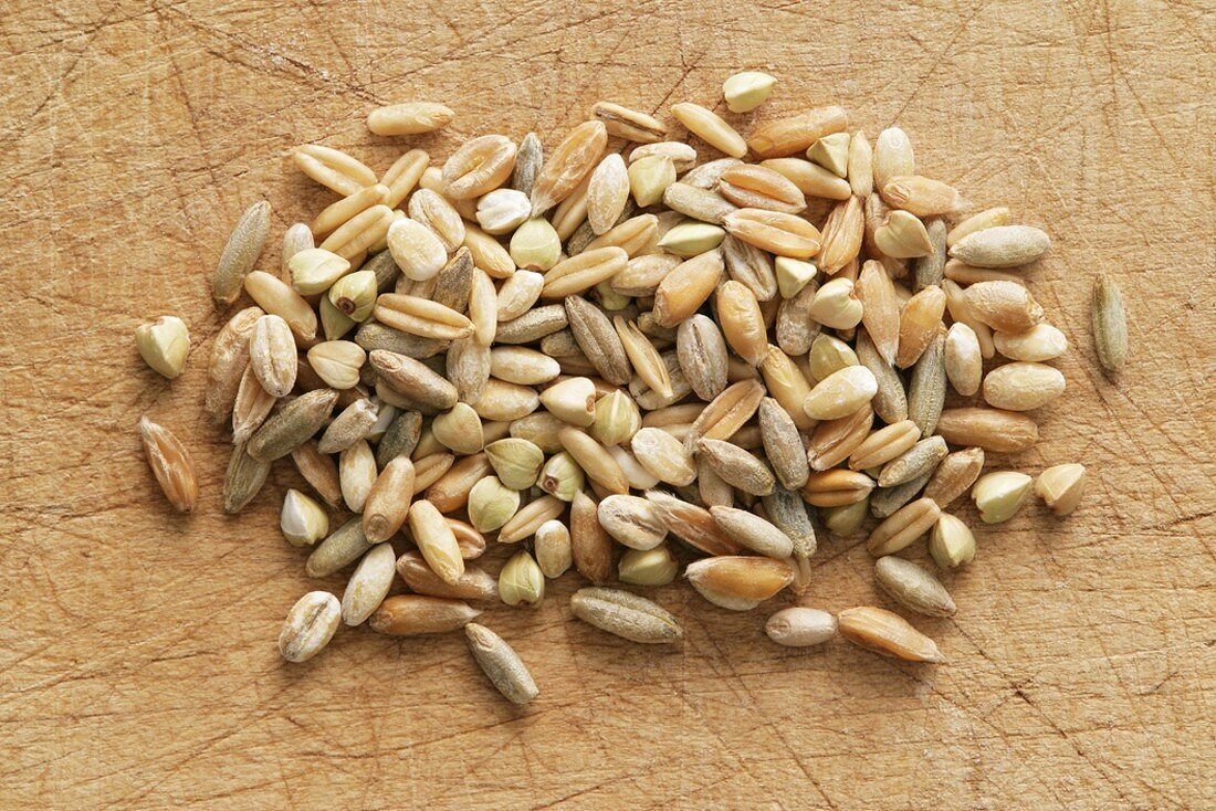 Various cereal grains