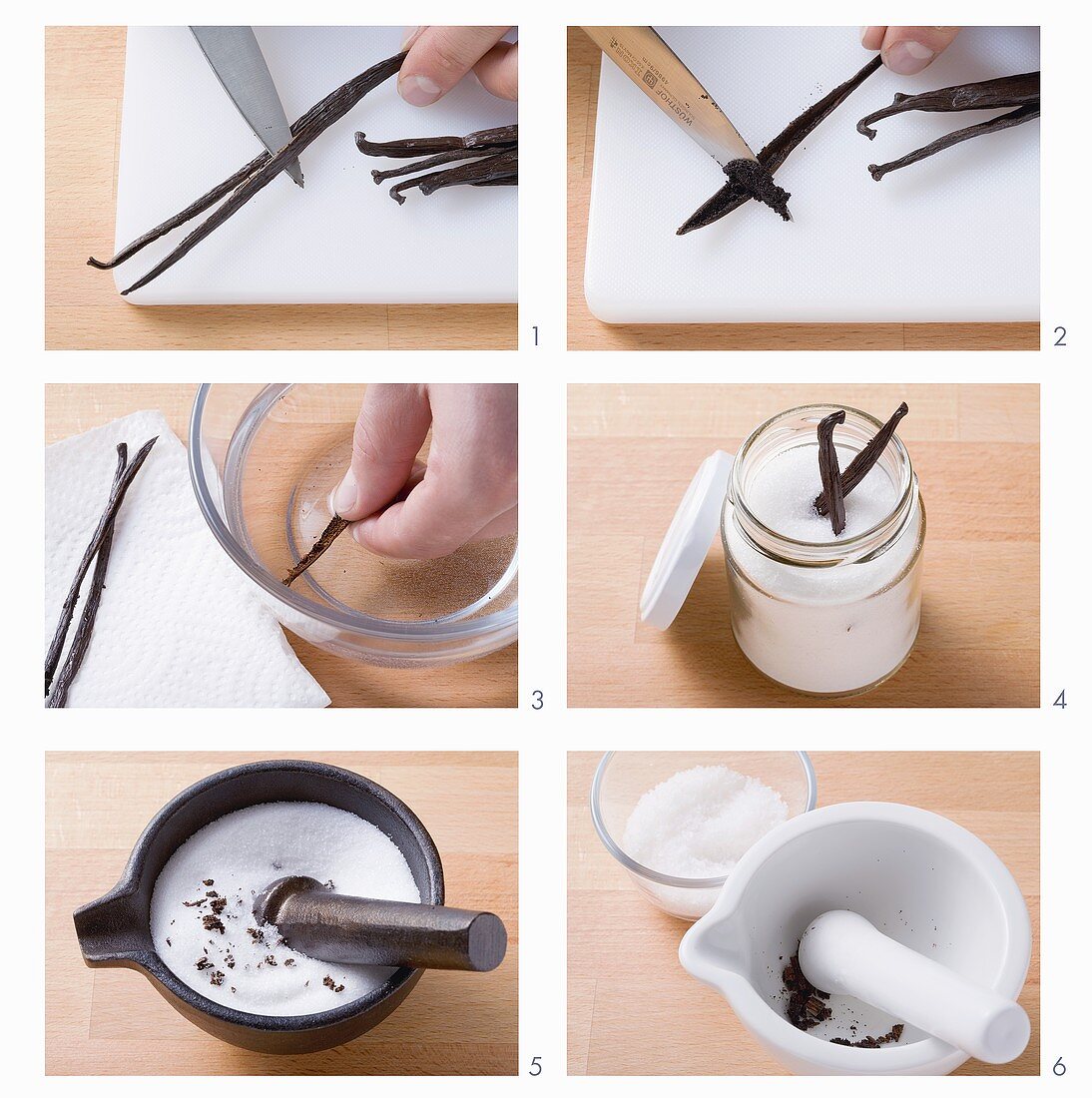 Using vanilla pods and seeds