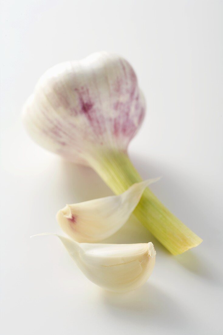 Garlic bulb with garlic cloves