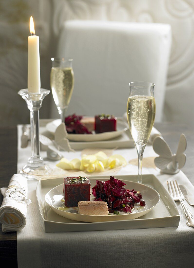 Beetroot jelly for Valentine's Day