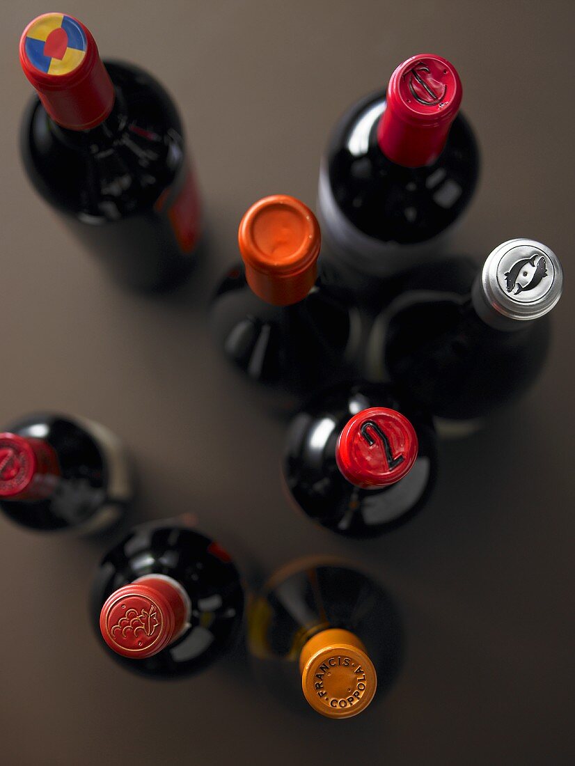 A variety of wine bottles (cropped)