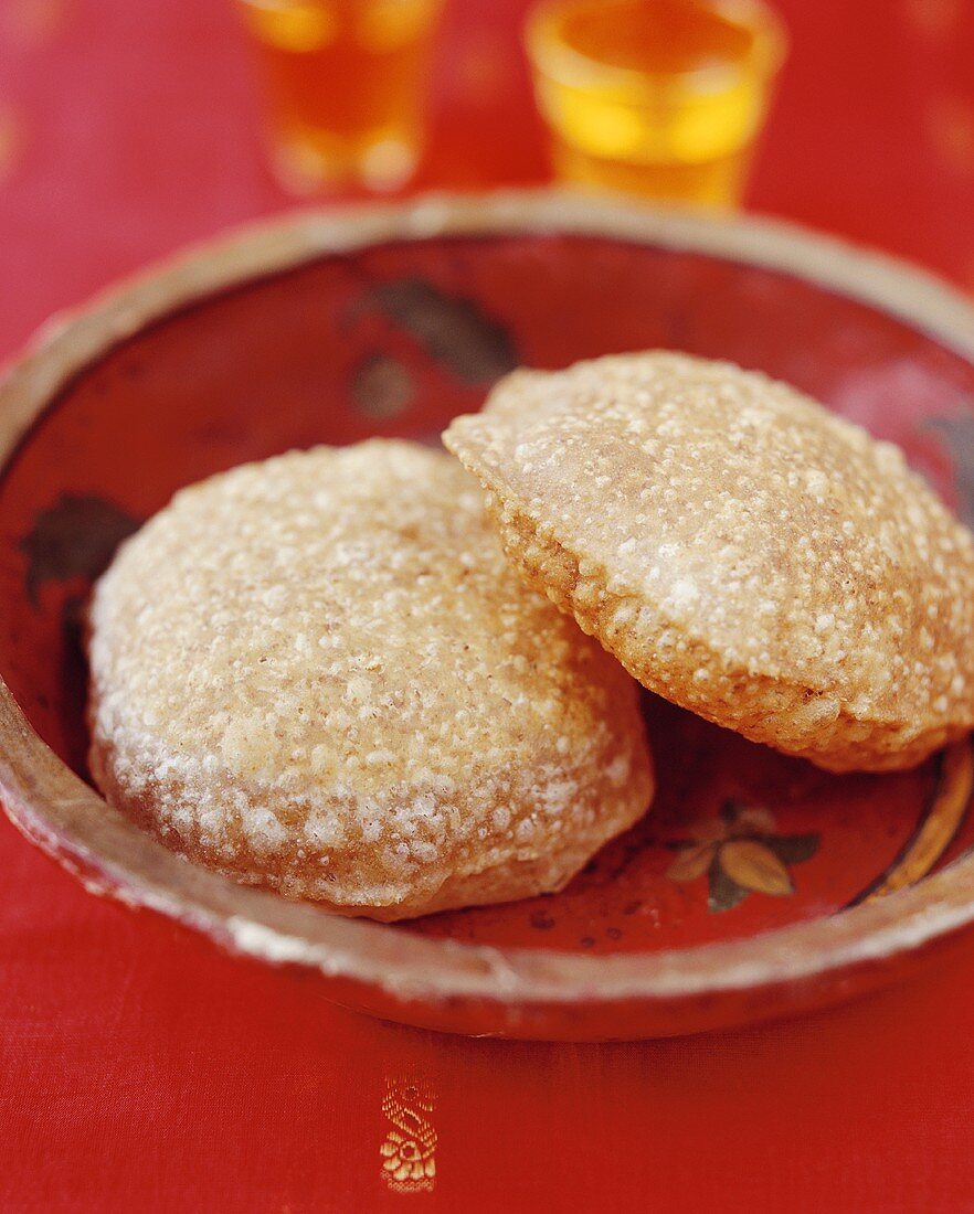 Poori (frittiertes Brot, Indien)