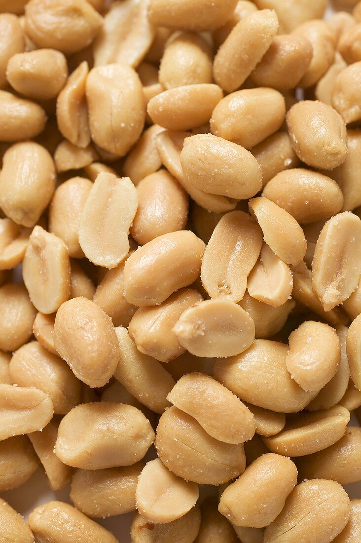 Gesalzene Erdnüsse (bildfüllend)