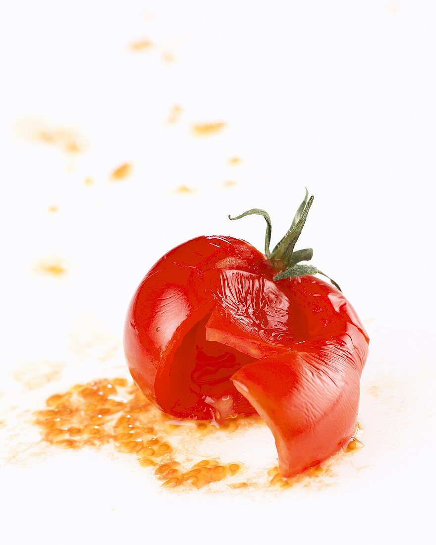 Zerplatzte Tomate