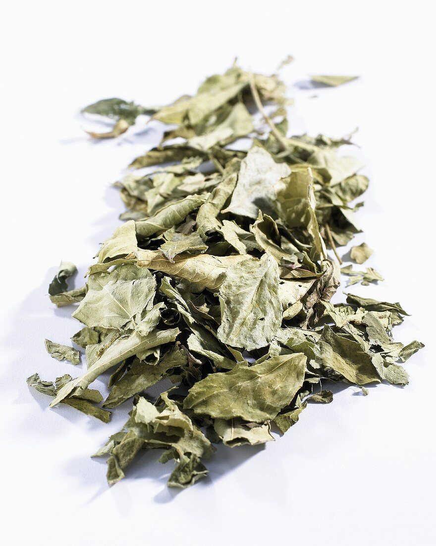 Several Dried Curry Leaves