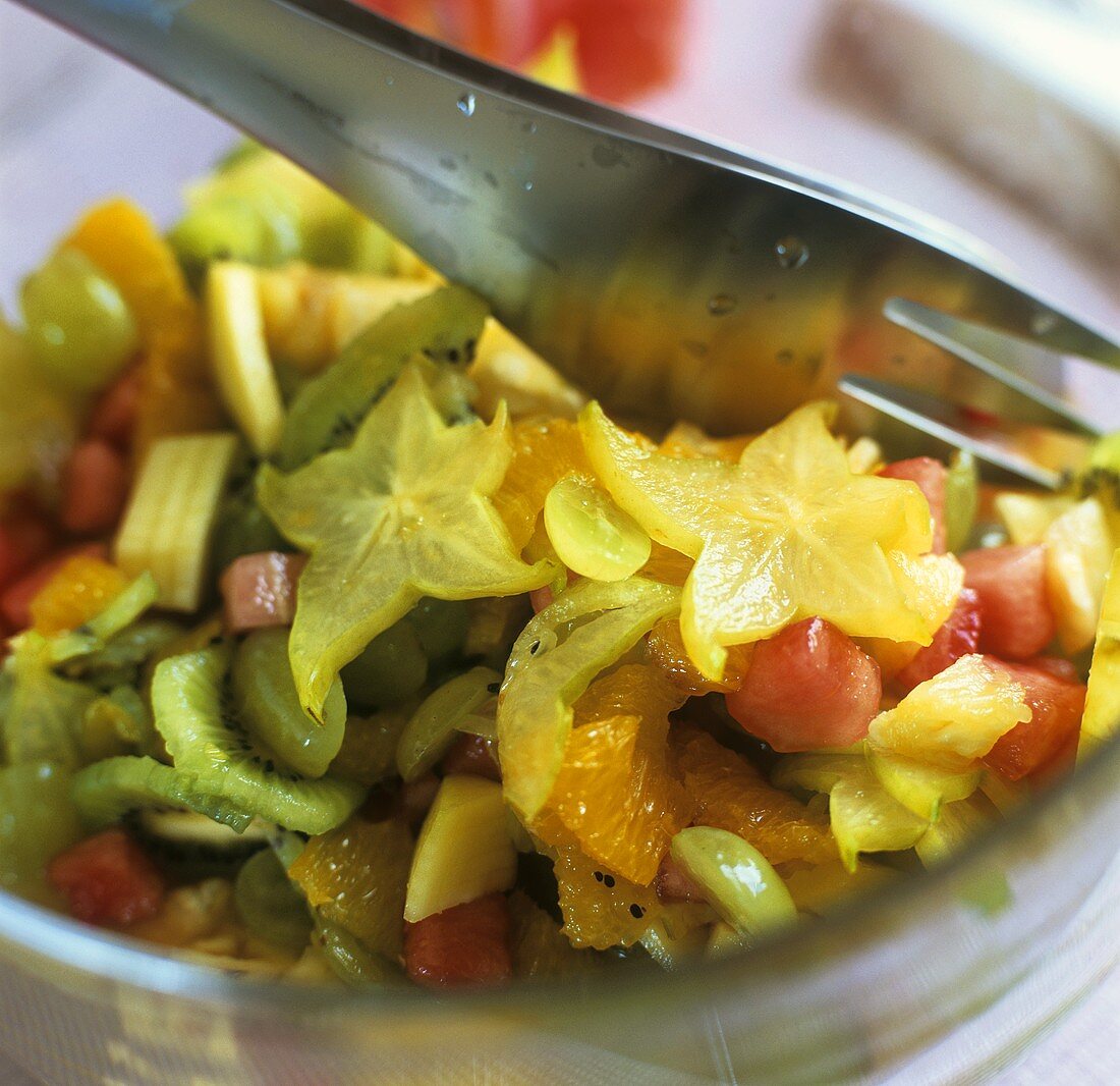 Fruchtsalat mit Südfrüchten