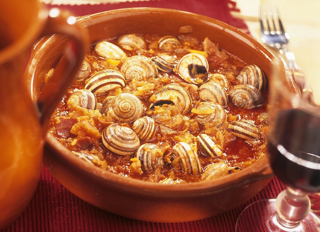 Snails with sobrassada, Majorca