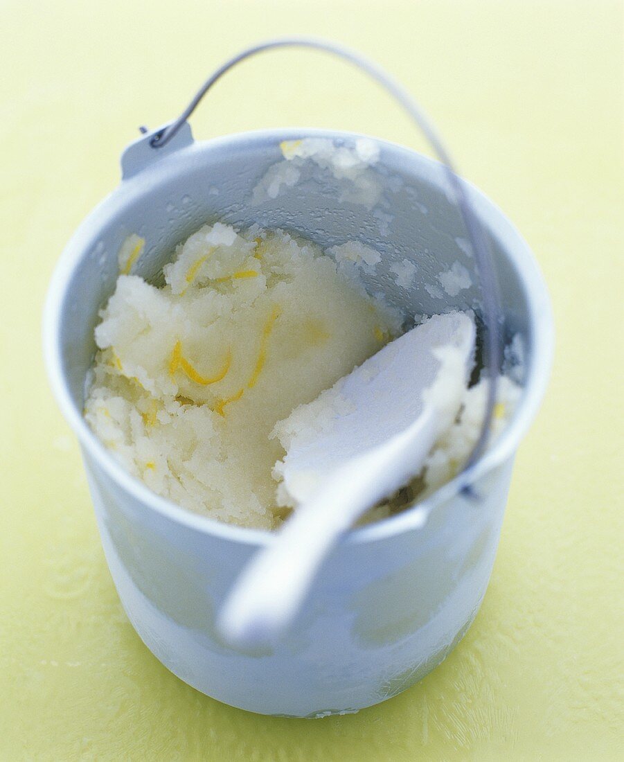 Lemon sorbet