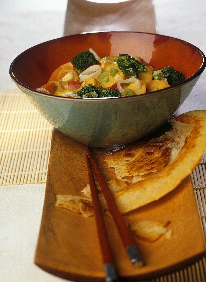 Coconut curry with vegetables