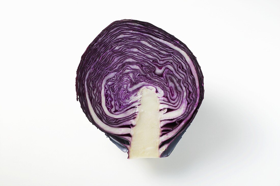 Half a red cabbage