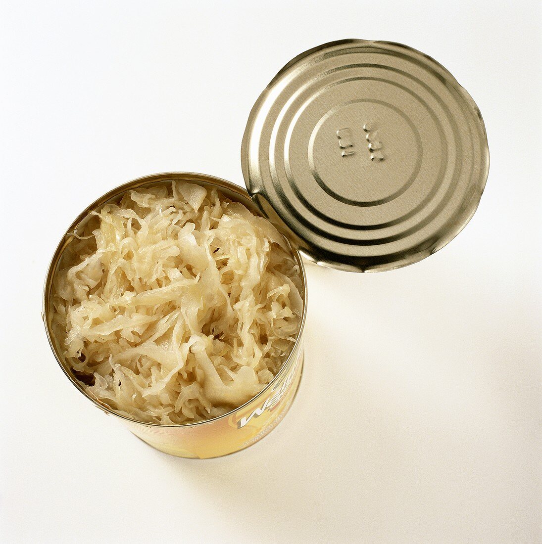 Sauerkraut in a tin
