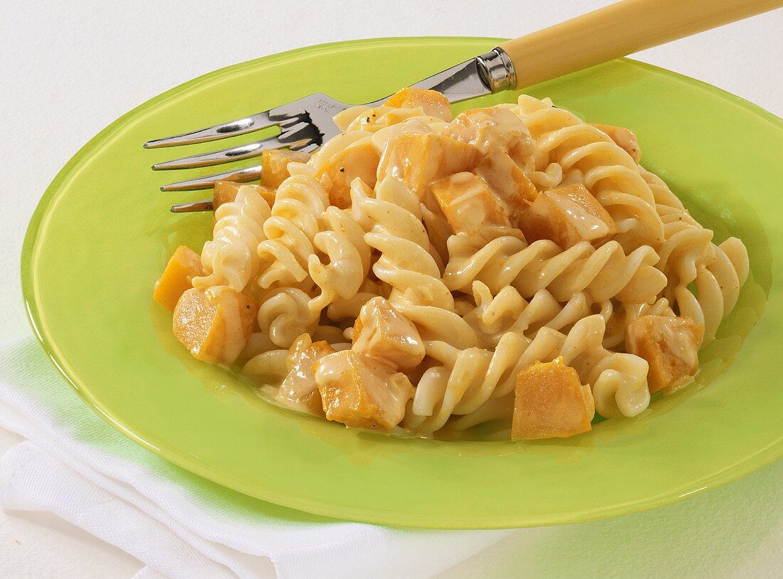 Fusilli with pumpkin