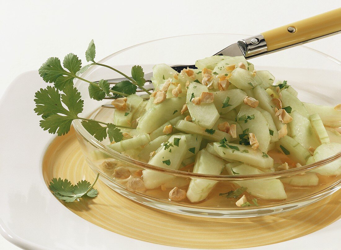 Exotic cucumber salad