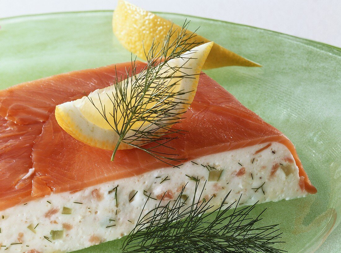 Smoked salmon terrine