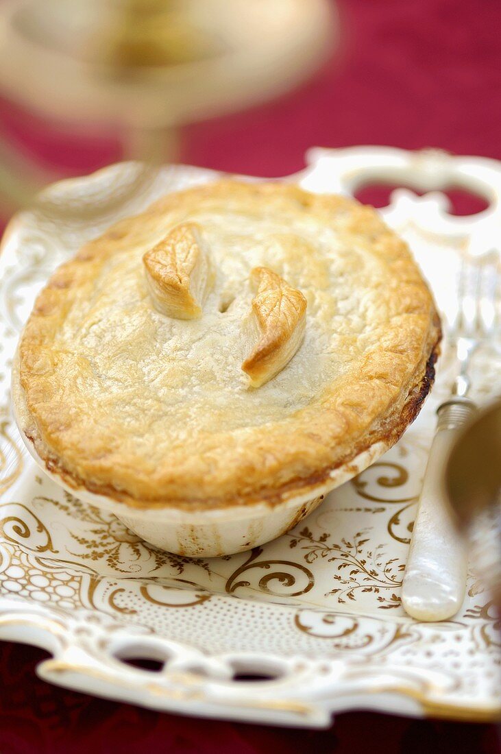 Mince and vegetable pie