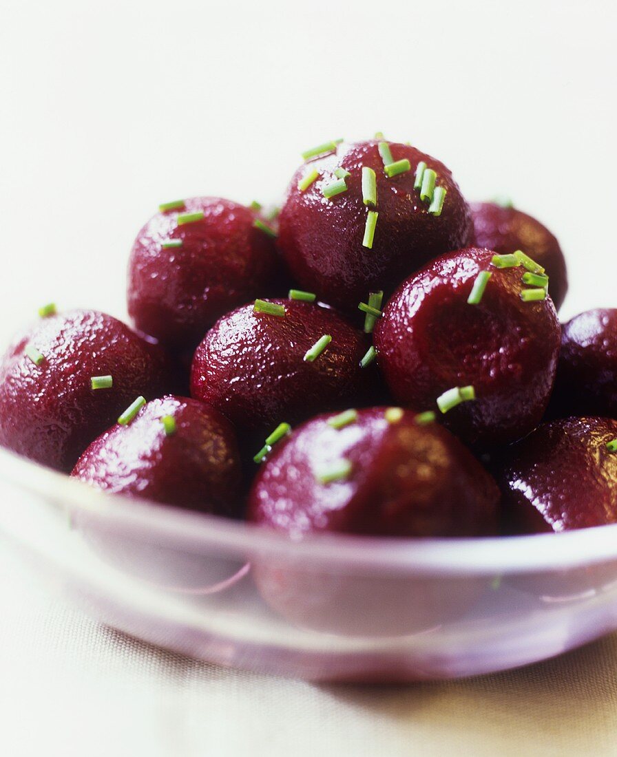 Beetroot with chives