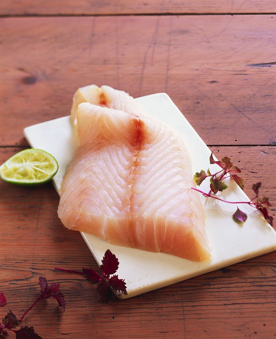 Cod fillet with lime