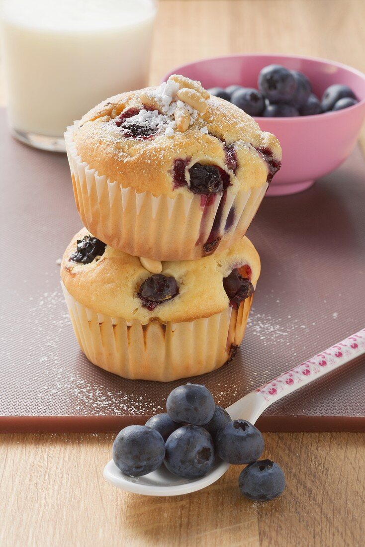 Blueberry buttermilk muffins