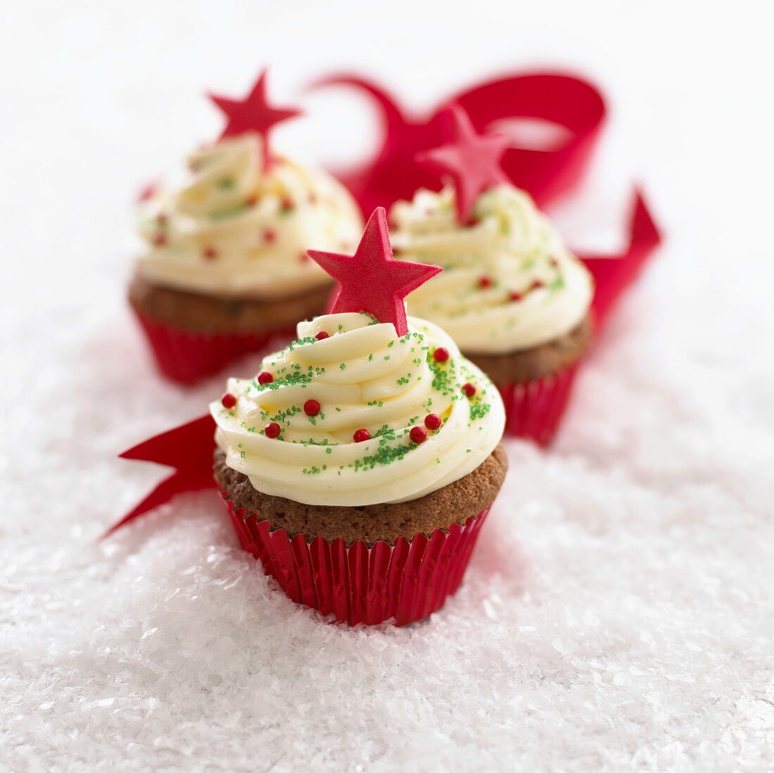 Weihnachtliche Cupcakes