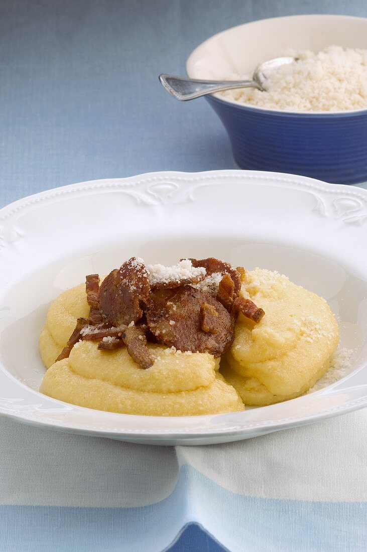 Polenta mit Parmesan