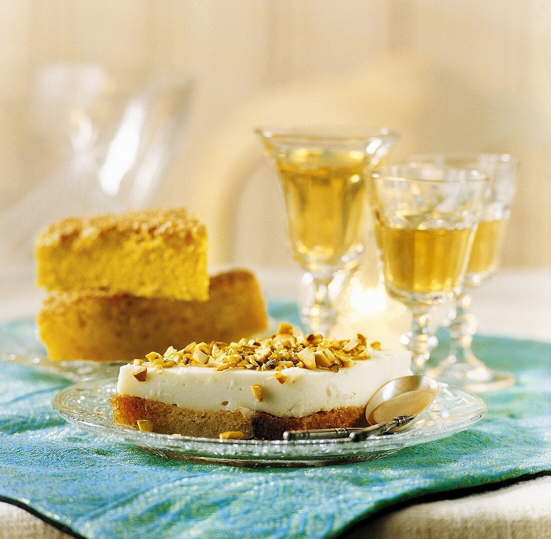 Sweet cake and bread pudding (Lebanon)